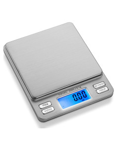 Báscula Digital de Bolsillo Smart Weigh 2000g x 0.1g LCD