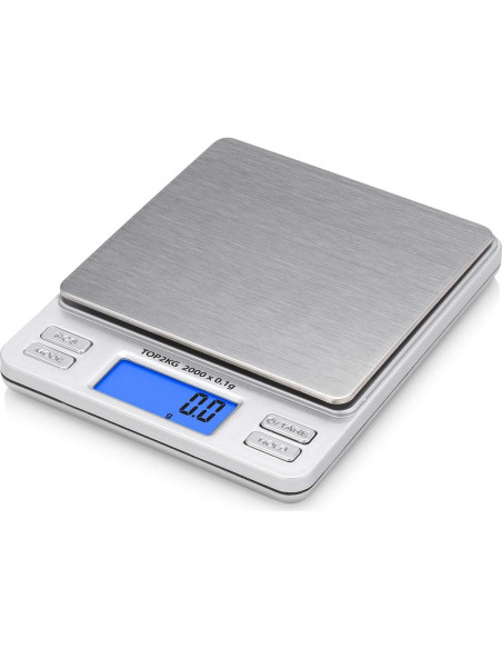 Báscula Digital de Bolsillo Smart Weigh 2000g x 0.1g LCD