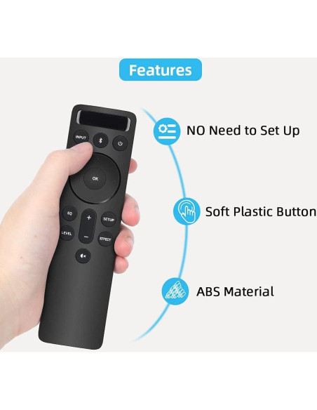Control Remoto UNOCAR Bluetooth para Barra de Sonido Vizio 2.1 5.1