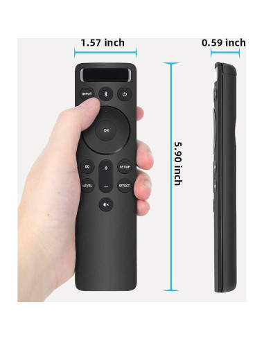 Control Remoto UNOCAR Bluetooth para Barra de Sonido Vizio 2.1 5.1