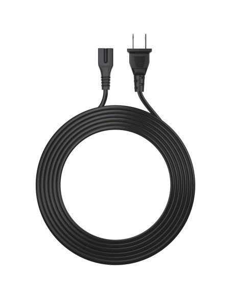 Cable de Alimentación 3.66m PWR+ 2 Clavijas para Vizio y Más