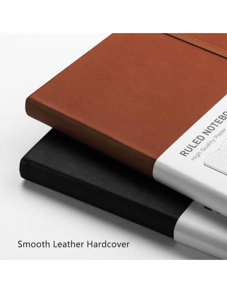 Cuaderno de Notas RETTACY A5 Tapa Dura Cuero 192 Páginas