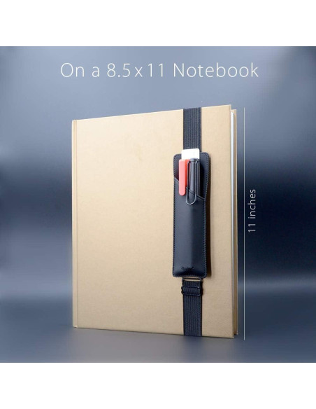 Soporte ajustable para bolígrafo Diodrio en cuero PU negro