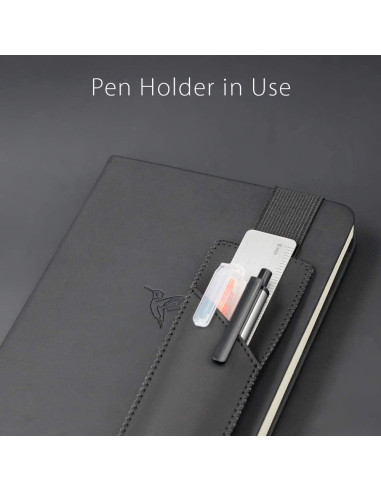 Soporte ajustable para bolígrafo Diodrio en cuero PU negro