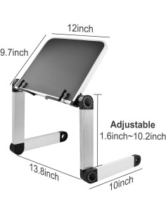 Soporte de Libro Ajustable MNKXL Ergonómico Plegable 38.1x25.4cm 2