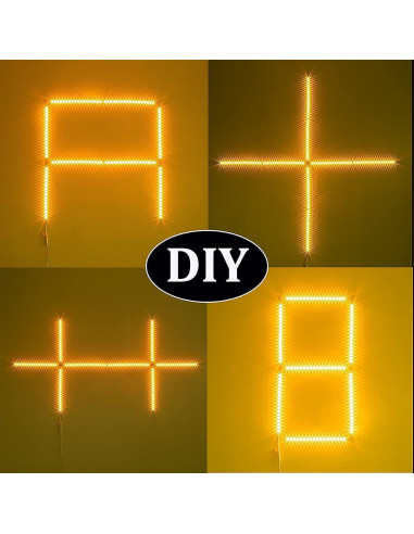 Kit de Iluminación Bajo Gabinete WOBANE 8 Piezas LED 1200lm 2700K