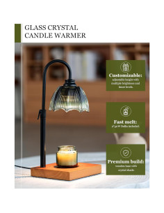 Lámpara Calentadora de Velas GleeNflux con Temporizador y Regulador 2