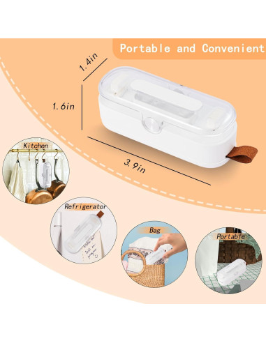 Mini Sello de Bolsas BRIDZON 2 en 1 Cortador y Sellador