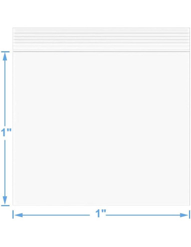 200 Bolsas Reclosables Transparentes Somoga 2.54x2.54cm 4Mil