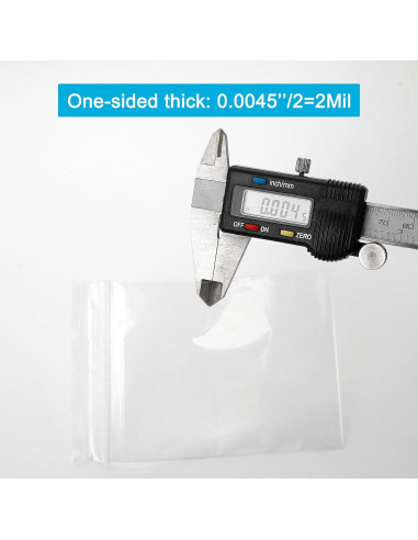 Bolsas de Plástico Reclosables 4x4'' Enbreey - Paquete 200