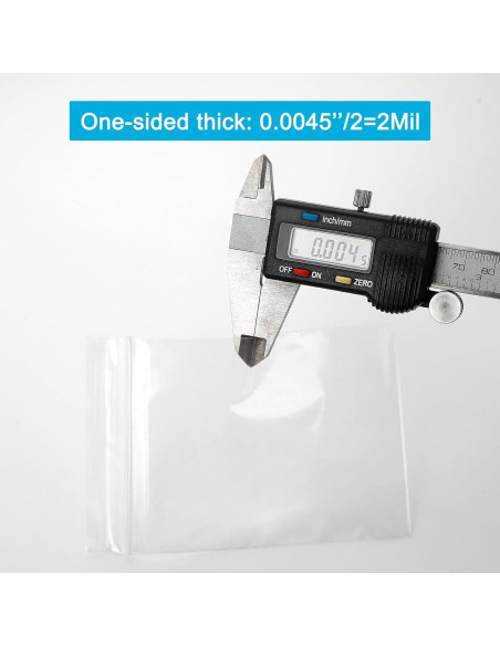 Bolsas de Plástico Reclosables 4x4'' Enbreey - Paquete 200