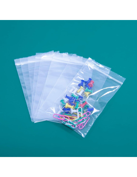 Bolsas Reclosables iMailer 3x5" 100 Unidades Plástico Grado Alimenticio