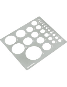 Plantilla de Círculo Metálico Aleks Melnyk No.200 37 Círculos 2