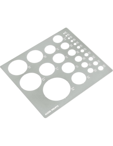 Plantilla de Círculo Metálico Aleks Melnyk No.200 37 Círculos