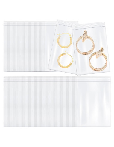 400 Mini Bolsas Zip Reutilizables STSTR 4x6 cm Transparentes