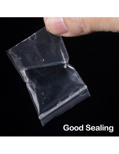 400 Mini Bolsas Zip Reutilizables STSTR 4x6 cm Transparentes