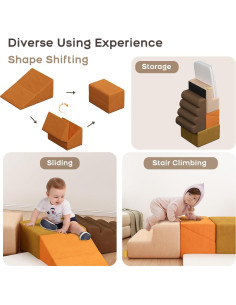 Juego de Bloques de Espuma para Escalar BanaSuper 6 Piezas 2