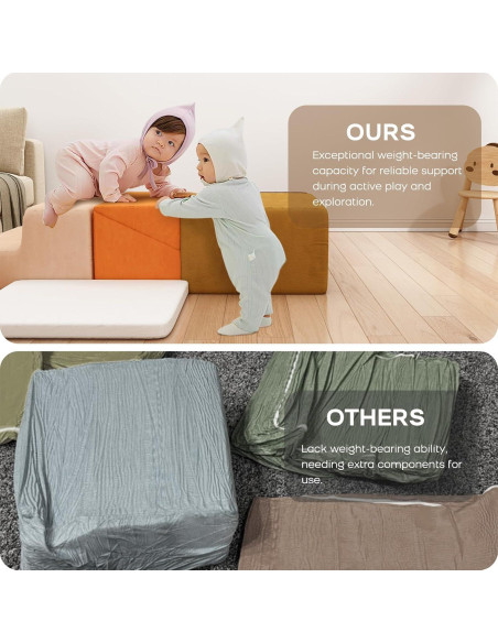 Juego de Bloques de Espuma para Escalar BanaSuper 6 Piezas