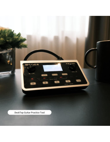 Pedal de Efectos MOOER PE100 para Guitarra con 198 Presets
