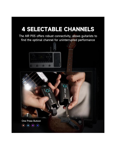 Pedal de Efectos MOOER PE100 para Guitarra con 198 Presets