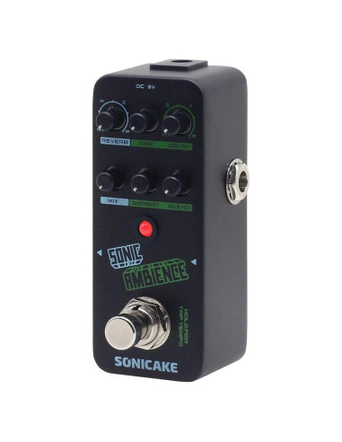 Pedal de Delay Reverb SONICAKE QSS-16 2000ms Tap Tempo