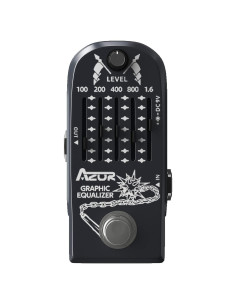 Pedal de Efecto Ecualizador Gráfico AZOR AP-322 5 Bandas