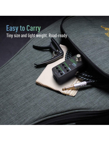 Pedal de Delay Reverb SONICAKE QSS-16 2000ms Tap Tempo