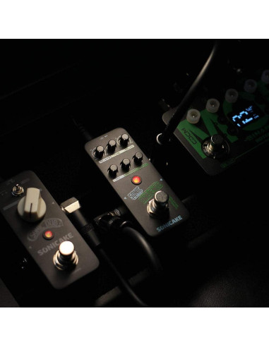 Pedal de Delay Reverb SONICAKE QSS-16 2000ms Tap Tempo