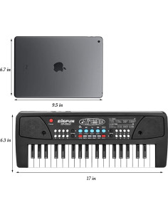 Teclado Electrónico Portátil LeeQee BF-430A1 para Niños 2