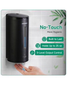 Dispensador Automático de Jabón AnyDry 739ml Montaje en Pared 2