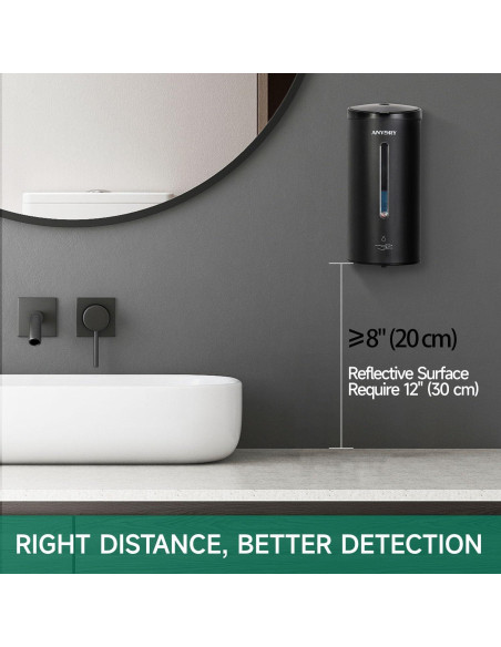 Dispensador Automático de Jabón AnyDry 739ml Montaje en Pared