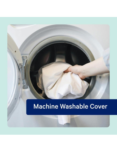 Almohada Híbrida Casper Estándar Blanca, Lavable y Firme