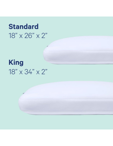 Almohada Híbrida Casper Estándar Blanca, Lavable y Firme Almohada Híbrida Casper Estándar Blanca, Lavable y Firme