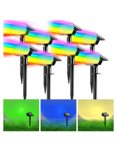 Luces Solares de Spot Exterior Ugecl 8 Pack 37 LED IP65