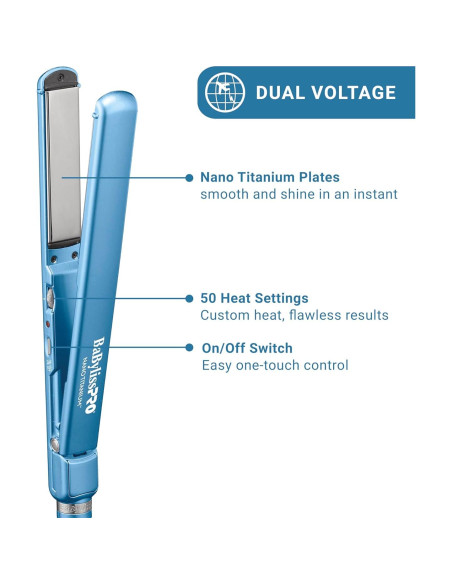 Plancha Alisadora BaBylissPRO 1" Ultra Delgada 35.5cm