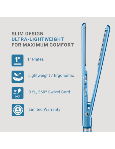 Plancha Alisadora BaBylissPRO 1" Ultra Delgada 35.5cm