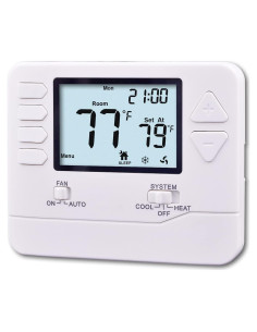 Termostato Programable Heagstat H705 1 Calor 1 Frío LCD