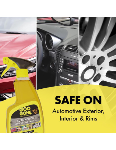 Goo Gone Automotriz 355 ml - Limpiador de Interiores y Llantas