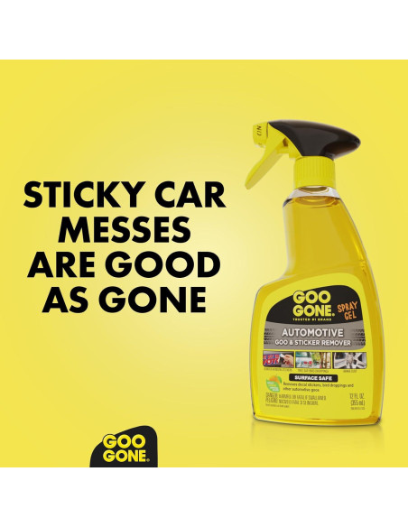 Goo Gone Automotriz 355 ml - Limpiador de Interiores y Llantas