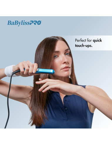 Plancha de Pelo Mini BaBylissPRO Nano Titanium 1.27 cm