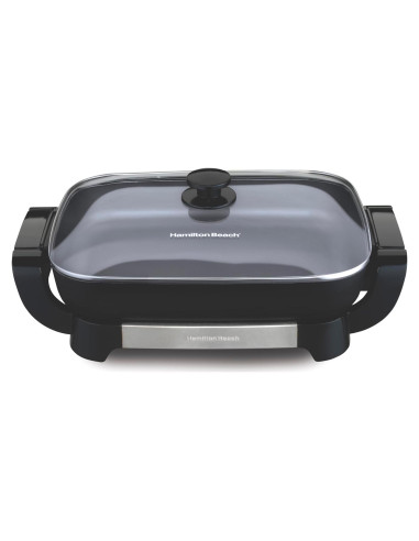 Sartén Eléctrica Hamilton Beach 12x15" Cerámica Durathon