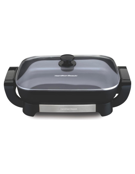 Sartén Eléctrica Hamilton Beach 12x15" Cerámica Durathon