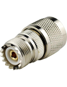 Adaptador Coaxial RF N Macho a UHF Hembra DHT Electronics - 2 Pcs 2