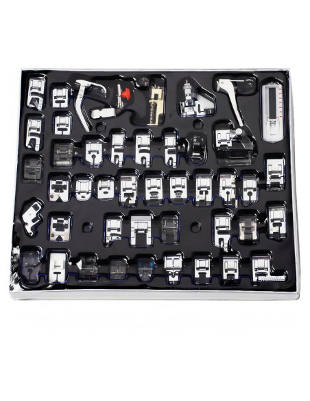 Kit de 32 Pies Prensatelas para Máquina de Coser Universal