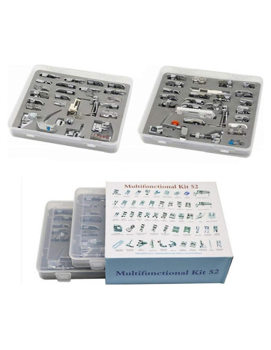 Juego de 52 Piezas de Patas de Prensatelas YEQIN para Coser