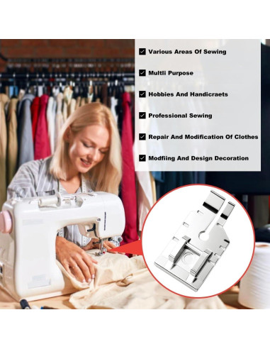 Kit de 32 Pies Prensatelas para Máquina de Coser Universal