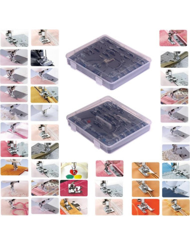 Juego de 52 Piezas de Patas de Prensatelas YEQIN para Coser