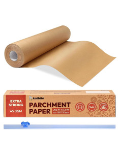 Rollo de Papel Pergamino Katbite 30.48cm x 79.92m Antiadherente