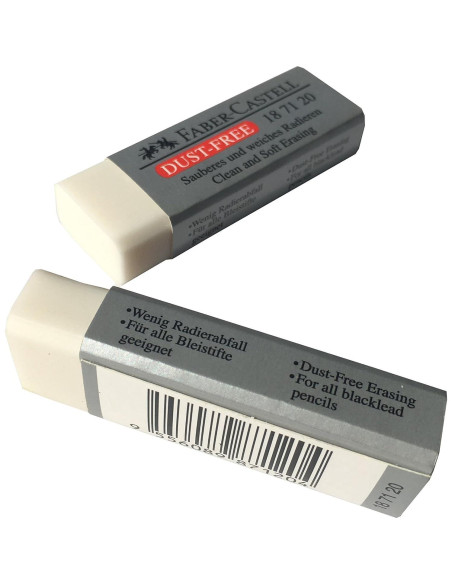 Borrador Grande Faber-Castell Libre de Polvo - Paquete de 4