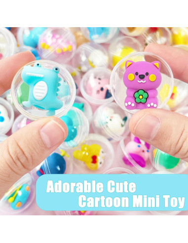 100 Mini Toppers de Lápiz Kawaii con Juguetes - Regalos Escolares